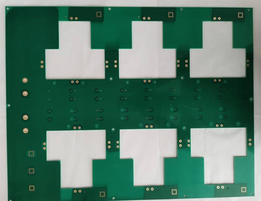 1.6MM Double Sided PCB FR4 TG150 Halogen Free 3mil Green Solder Mask