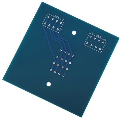 TG135 FR4 Double Sided PCB Blue Quick Turn Printed Circuit Board