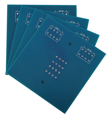 TG135 FR4 Double Sided PCB Blue Quick Turn Printed Circuit Board