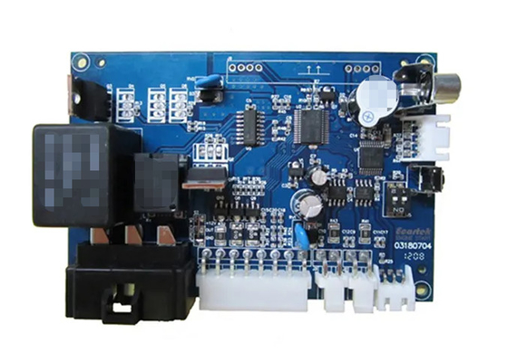 ISO9001 Printed Circuit Board Assembly Blue Solder Mask PCBA Produce