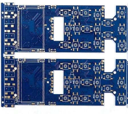 Prototype Quick Turn PCB Boards 1.6mm Blue Solder Resist FR4 TG170