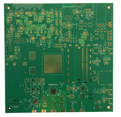 Green Multilayer Circuit Board Immersion Gold 3u Impedance Control High TG180