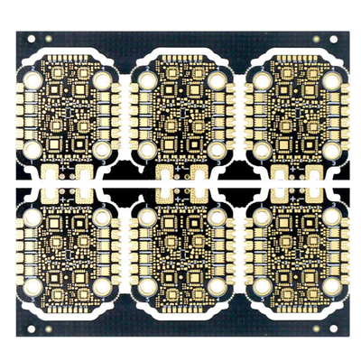 2oz 1.6mm Hdi Black PCB Board FR4 Quick PCB Prototype Immersion Au