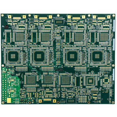 ISO9001 Green Solder Mask HDI PCB Board 1.6mm 6L For Smartphones