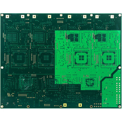 ISO9001 Green Solder Mask HDI PCB Board 1.6mm 6L For Smartphones