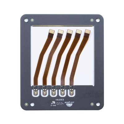 3mil 4L Rigid Flex PCB Black Solder Mask Diy Flexible Circuit Board