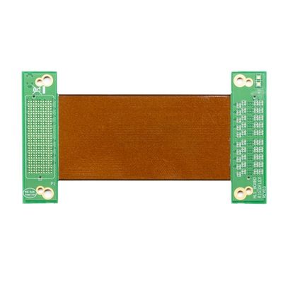FR4 TG170 Rigid Flex PCB Fabrication Immersion Gold Green Color Solder Mask