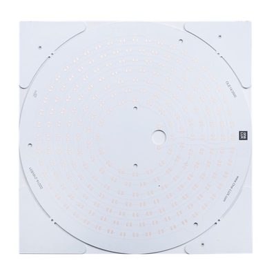 Led Al Aluminum PCB Board 1.6mm White Solder Mask Single Layer ODM