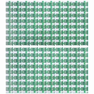 Green Solder Mask FR4 Single Sided PCB Board 0.4mm Halogen Free