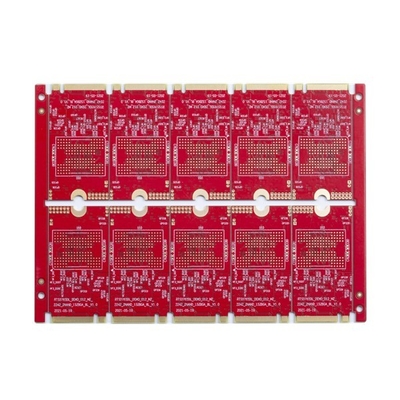 Gold Finger 30u Ultra Thin PCB Board 8 Layer Half Hole 0.25mm BGA