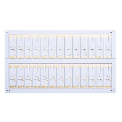 White Solder Mask Ultra Thin PCB Immersion Gold 0.8mm 4mil Impedance Control