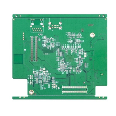 Green Solder Mask Quick Turn PCB Boards BGA Impedance Control 1.2mm 5mil