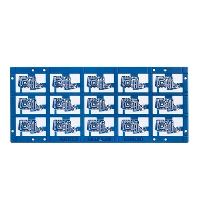 Resin Filled Hole Fast Turnaround Pcb Immersion Gold 5mil Blue Solder Mask