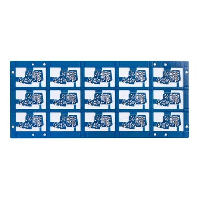 Resin Filled Hole Fast Turnaround Pcb Immersion Gold 5mil Blue Solder Mask