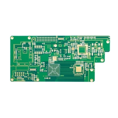 FR4 BGA Quick Turn PCB Boards 6 Layer 8mil Green Solder Mask Big Au Area