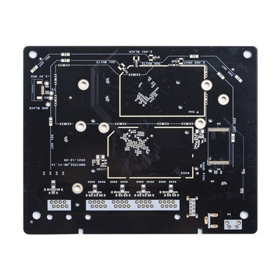 Small BGA Quick Turn PCB Boards 1.6mm 4mil Black Solder Mask