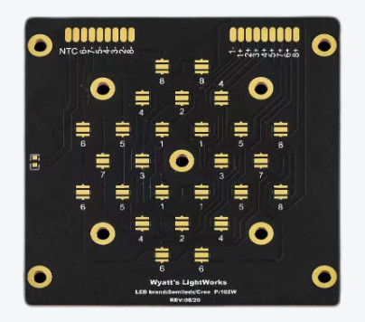 Black Solder Mask Copper Based PCB FR4 Immersion Gold 1 Oz Pcb 2mm