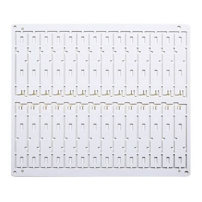 ISO9001 FR4 White Printed Circuit Board With LF HASL PCB Surface