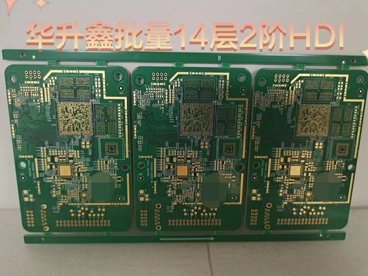12 Layers FR4 HDI Electronic Circuit Board Assembly Meet 94V0 Standard