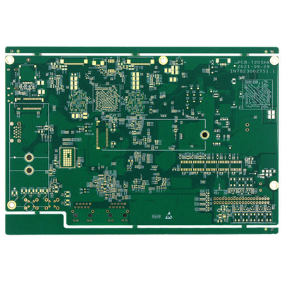 Halogen Free PCB Multilayer Fabrication 4L 1.6mm Green Solder Mask